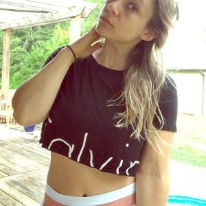 Calvin Kline crop top